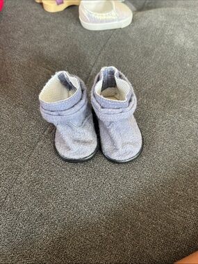 American Girl Gray Fold-Over Doll Booties